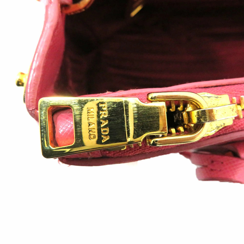 Prada Galleria bag leather pink - Picture 7 of 11